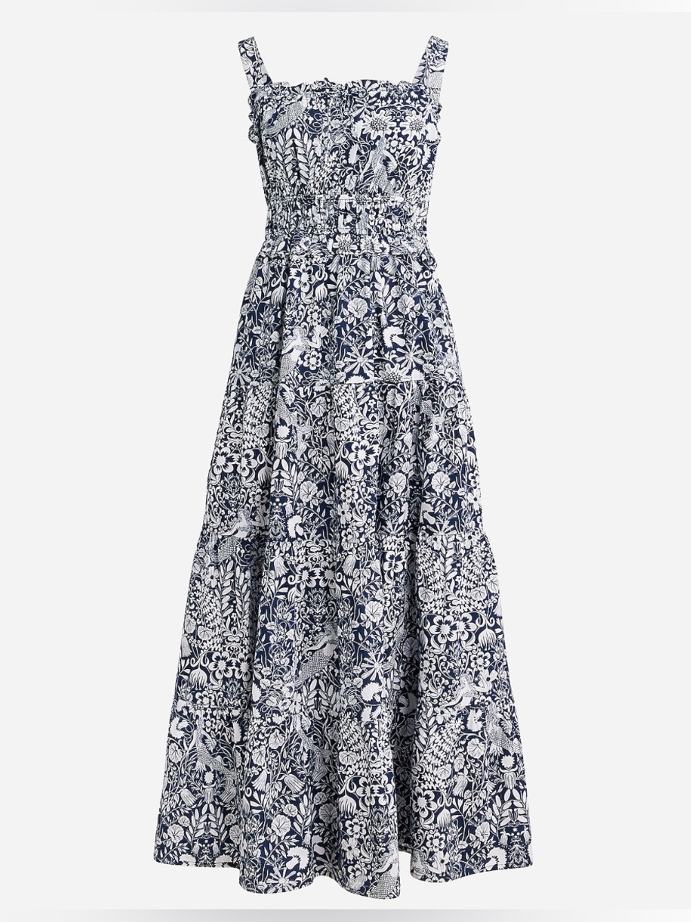 Sevilla Tiered Dress by J.Crew XXL Mermaid Floral - Picture 8 of 10